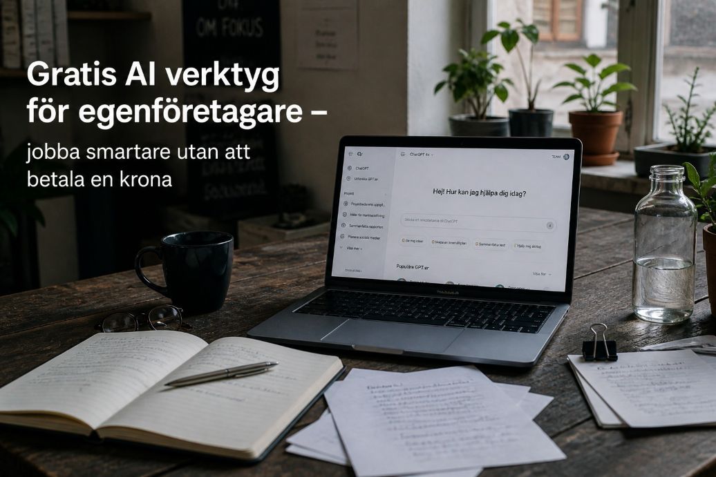 Gratis AI verktyg egenforetagare