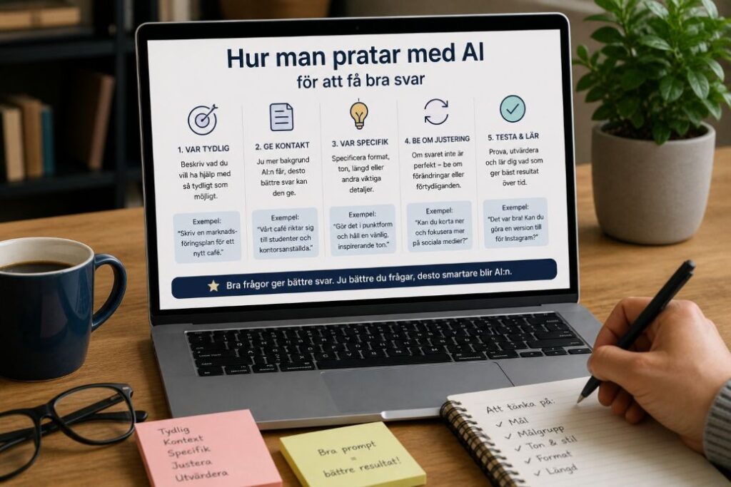 Hur pratar man med AI