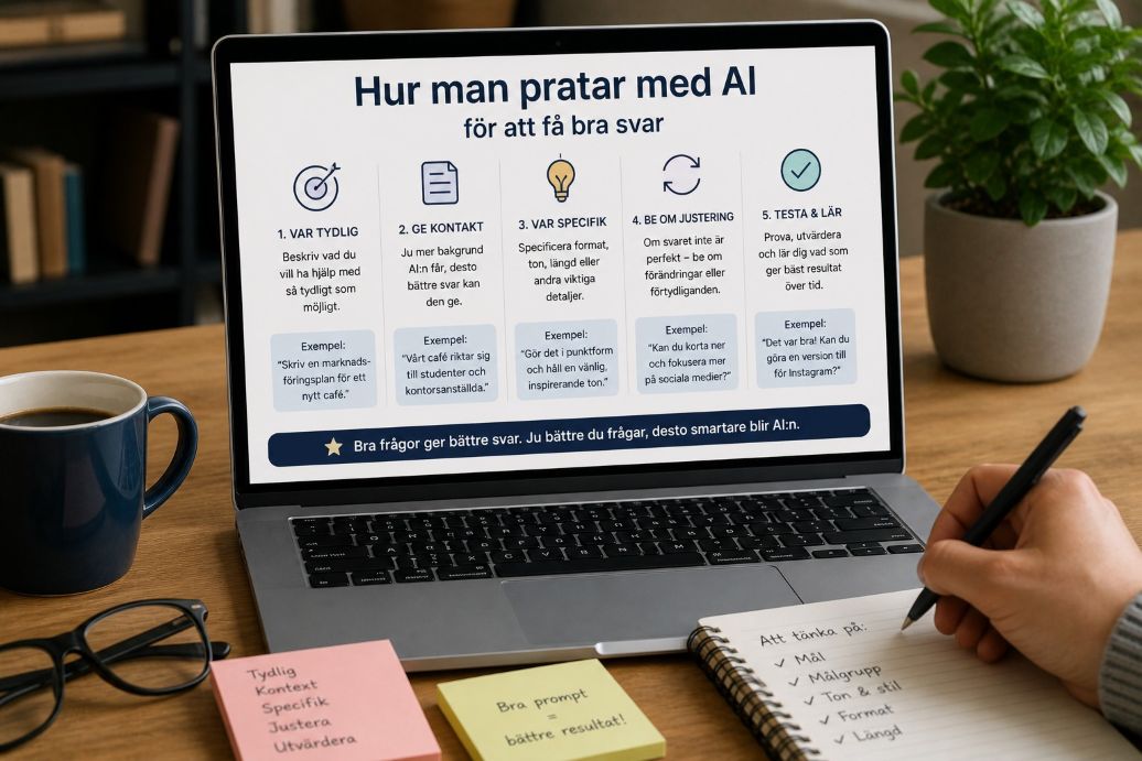 Hur pratar man med AI