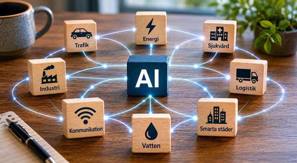 Infrastruktur osynlig AI