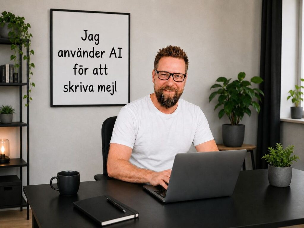 Jag anvander AI skriva mail