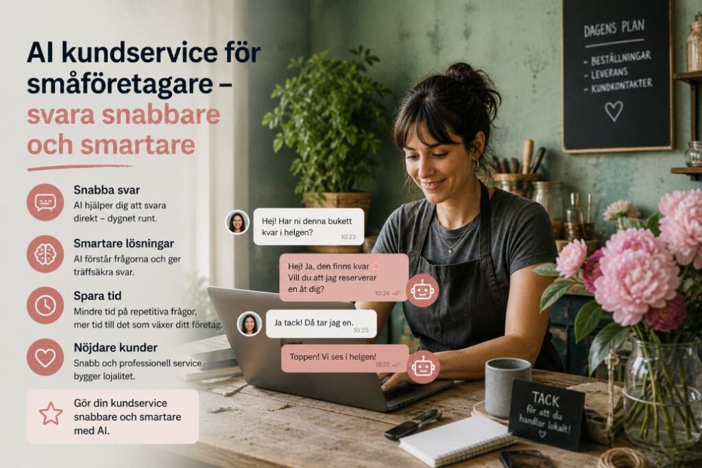 Kundservice AI smaforetagare