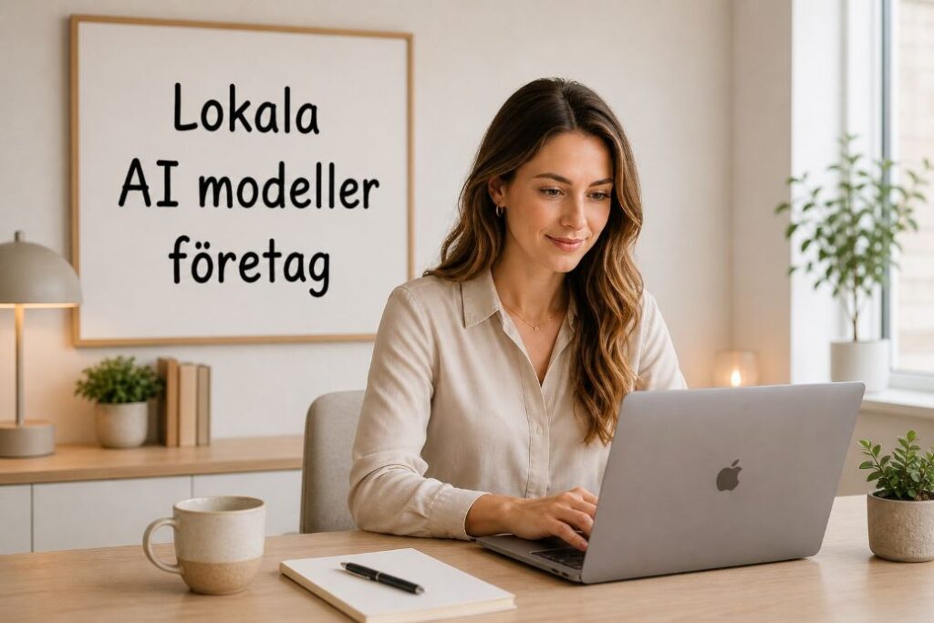 Lokal AI modell foretag