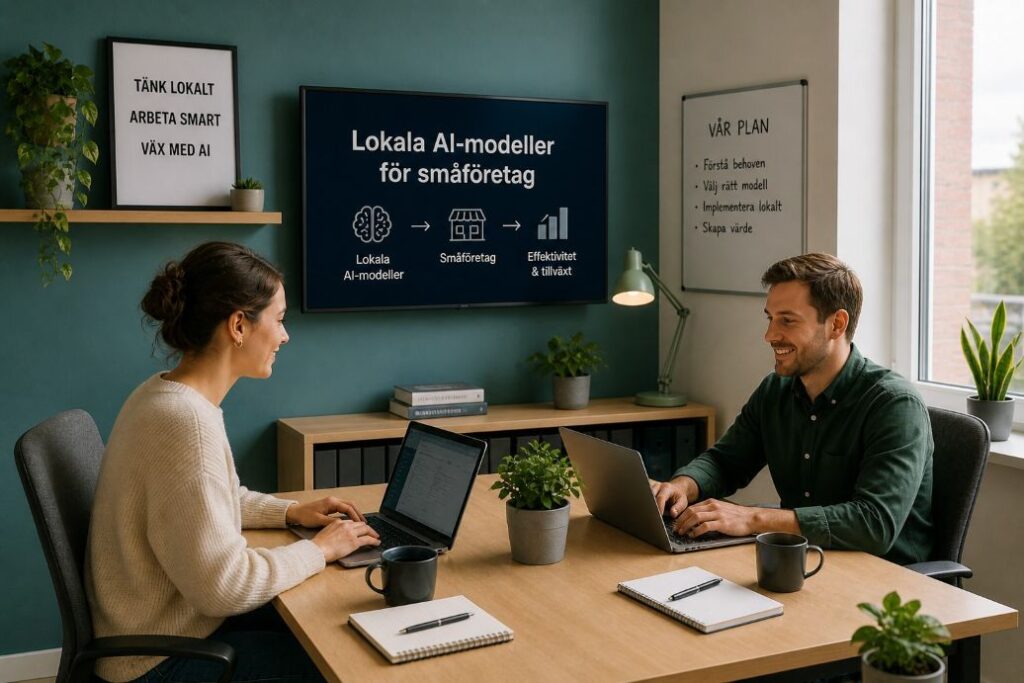 Lokal AI modell smaforetag