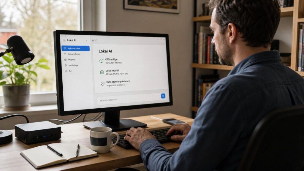 Lokal AI modell utan Internet
