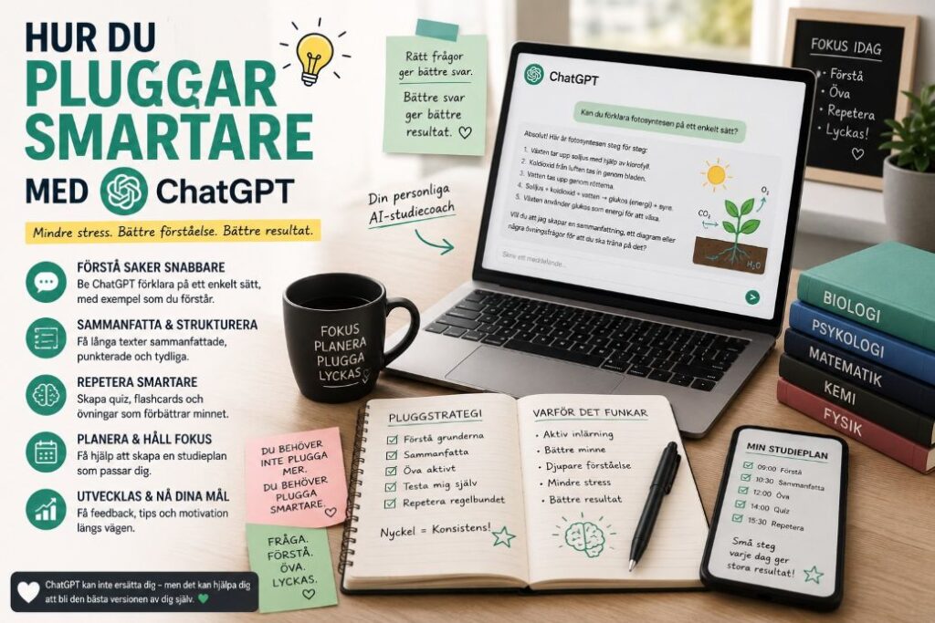 Plugga smartare ChatGPT