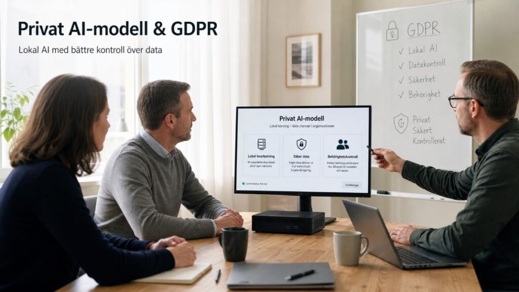 Privat AI-modell GDPR