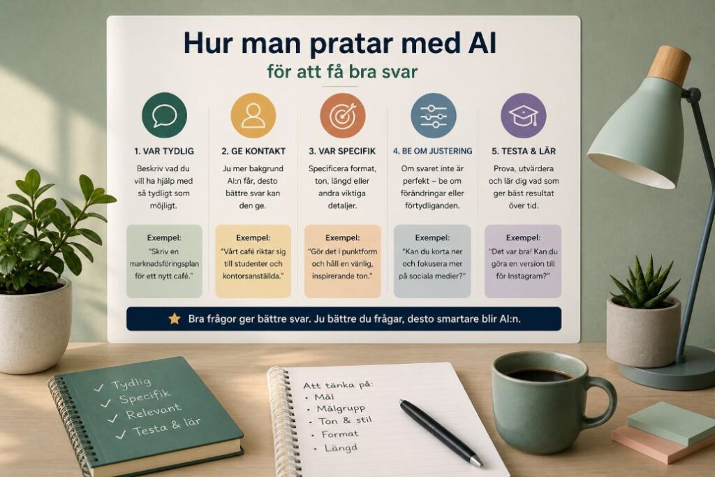 Sag ratt saker till din AI