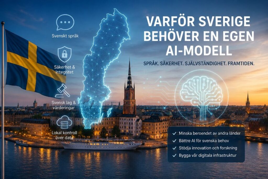Sverige behover AI modell