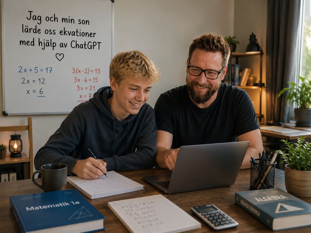 Vi larde ekvationer ChatGPT