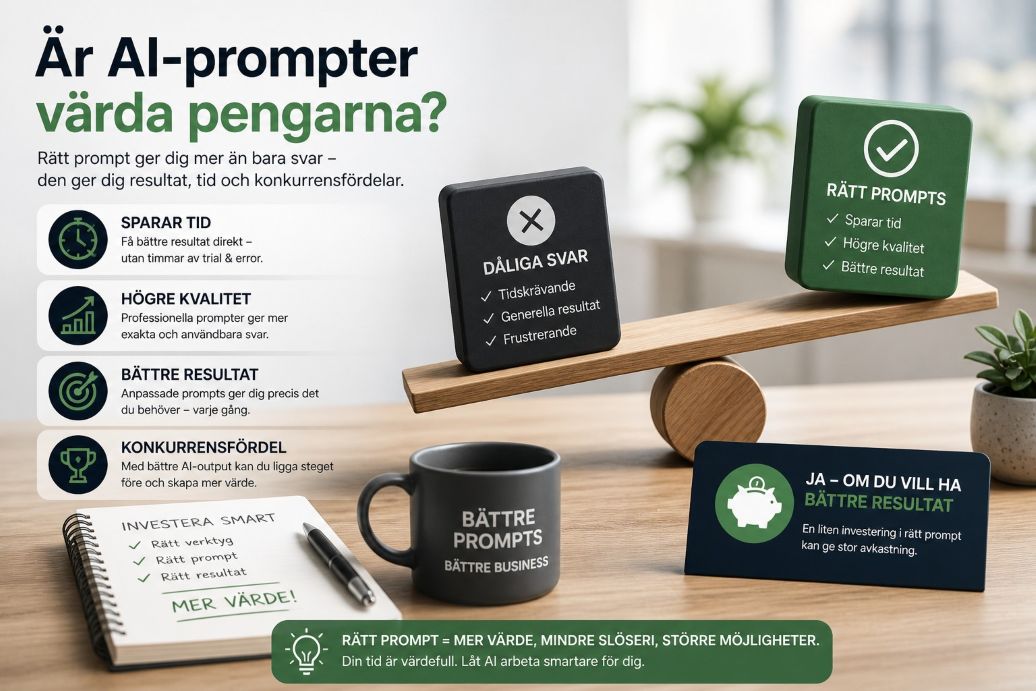 Är AI-prompter värda pengarna? (ärligt svar)