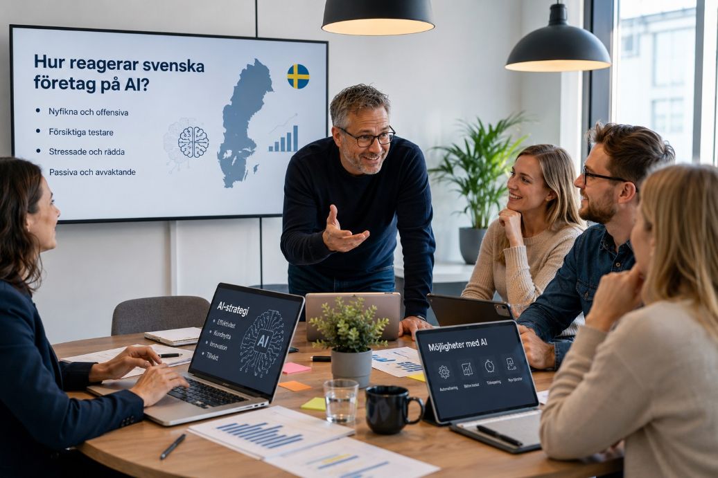 Hur reagerar svenska företag på AI? – Hype, rädsla och verklig användning