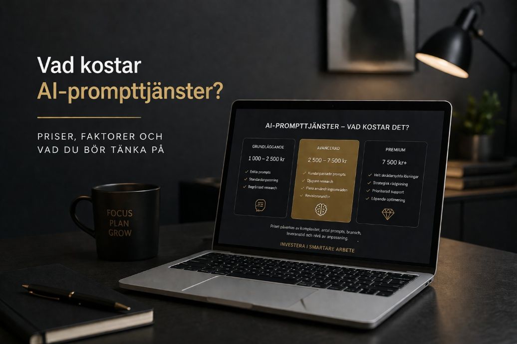 vad kostar ai prompttjanster