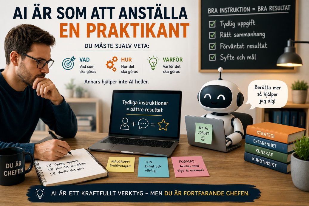 AI anstalla praktikant