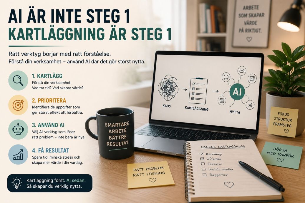 AI ar inte steg 1