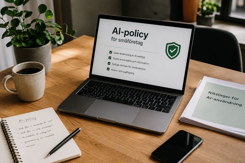 AI-policy för småföretag – behöver man verkligen en?
