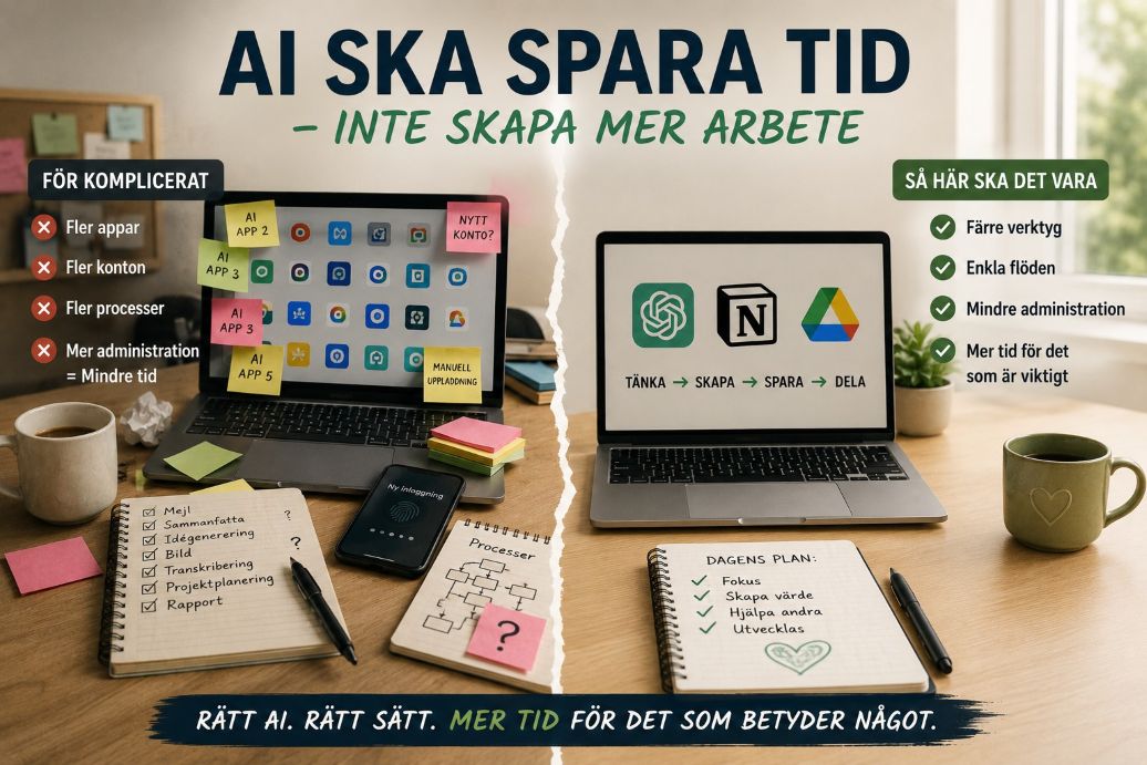AI skapa spara tid