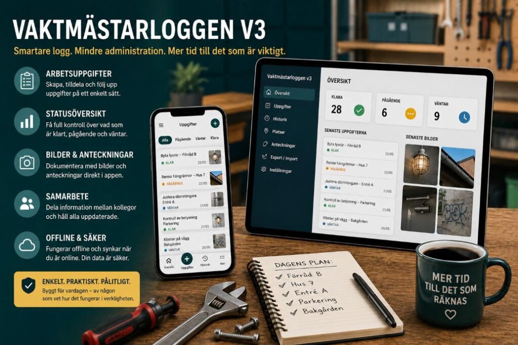 App vaktmastare
