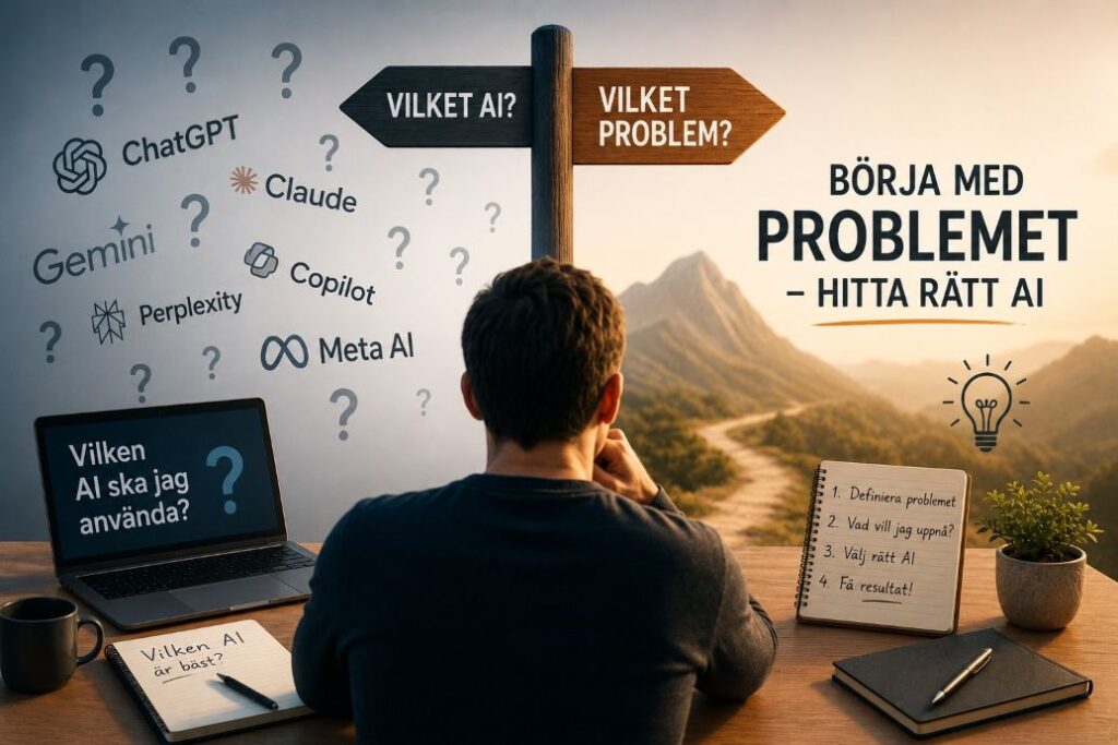 Borja med problemet AI
