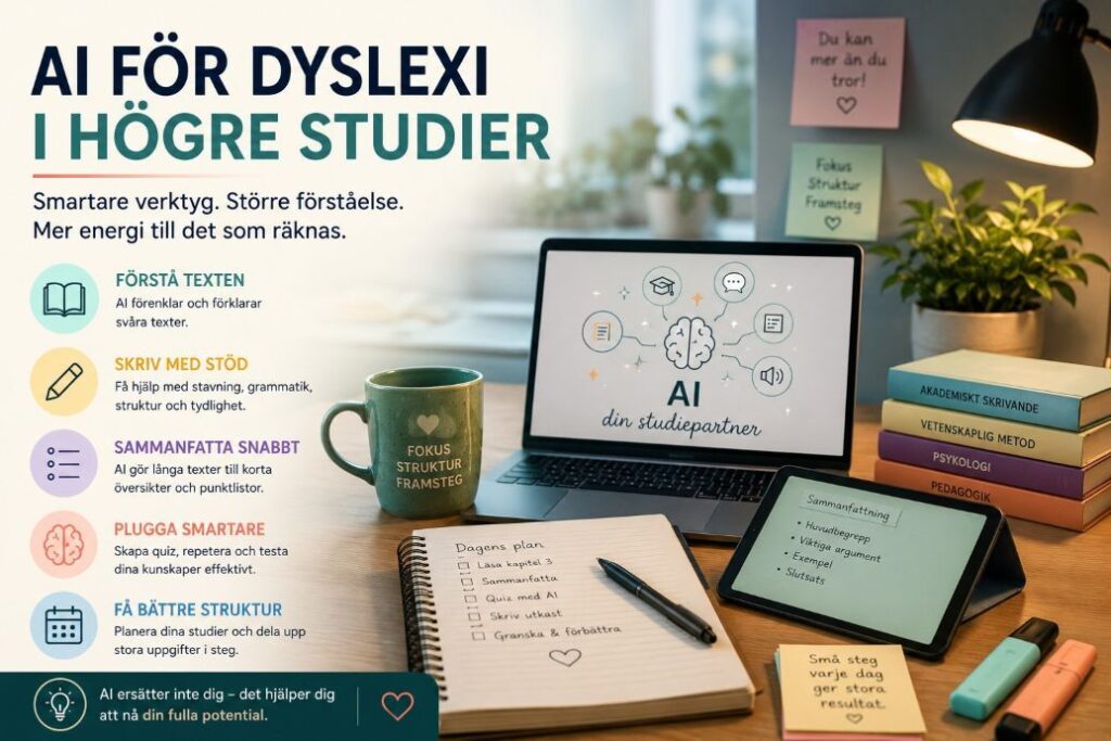 Hogre studier dyslexi AI